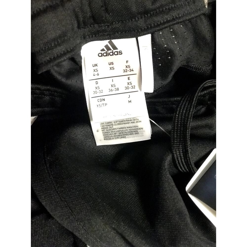 Adidas NWT Tiro Tapered Athletic Black Sweat Pants Size XSmall - Picture 8 of 10